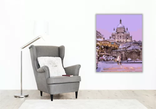 Varázslatos este - számfestő készlet - Számfestő.hu - 40×50cm - keret nélkül