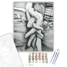 Összetartozás - számfestő készlet - Számfestő.hu - 40×50cm - keret nélkül