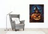 Rémes Halloween éj - számfestő készlet - Számfestő.hu - 60×70cm - keret nélkül