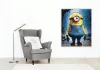 Halloweeni Minion - számfestő készlet - Számfestő.hu - 50×60cm - keretre feszítve