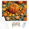 Tökök és édességek kavalkádja - számfestő készlet - Számfestő.hu - 40×50cm - keret nélkül