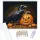 Fekete holló és Halloween tök - számfestő készlet - Számfestő.hu - 40×50cm - keret nélkül