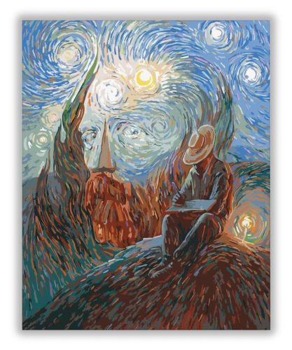 Van Gogh és a rét - számfestő készlet