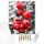 Vörös rózsabokor - számfestő készlet - Számfestő.hu - 40×50cm - keret nélkül