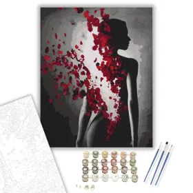 Széthullóban - számfestő készlet - Számfestő.hu - 40×50cm - keret nélkül