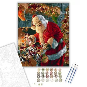 Ajándékosztás - számfestő készlet - Számfestő.hu - 40×50cm - keret nélkül