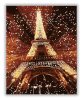 Havas Eiffel-torony - számfestő készlet