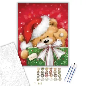 Ajándék, Neked - számfestő készlet - Számfestő.hu - 40×50cm - keret nélkül