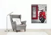 Piros Vespa - számfestő készlet - Számfestő.hu - 80×100cm - keretre feszítve