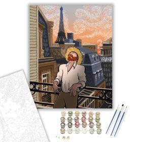 Van Gogh Párizsban - számfestő készlet - Számfestő.hu - 40×50cm - keret nélkül