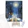 Holdfényes Téli Séta - számfestő készlet - Számfestő.hu - 80×100cm - keret nélkül