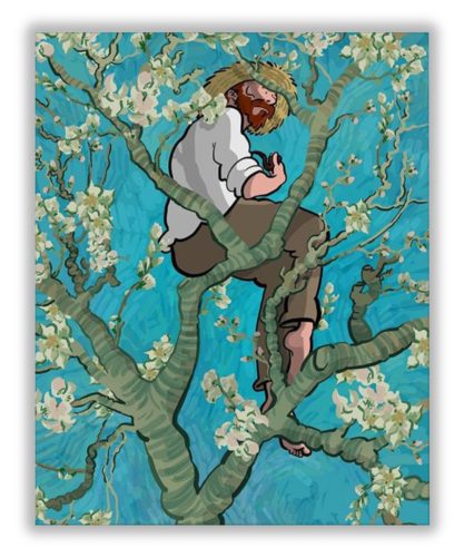 Van Gogh a fa tetején - számfestő készlet