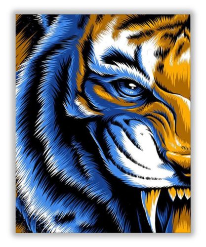 Tigris szem - számfestő készlet