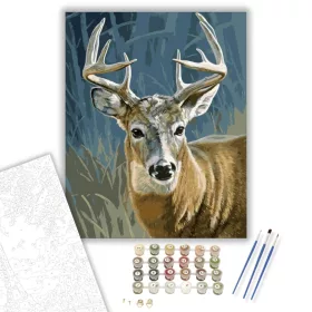 Gímszarvas - számfestő készlet - Számfestő.hu - 40×50cm - keret nélkül