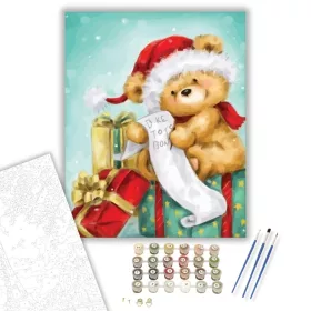 Ajándéklista - számfestő készlet - Számfestő.hu - 40×50cm - keret nélkül