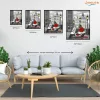 Fehér Vespa - számfestő készlet - Számfestő.hu - 50×60cm - Keret nélkül
