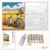 Aranyló Mezők Csendje - számfestő készlet - Számfestő.hu - 40×50cm - Keretre feszítve