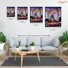 Forgókerék Színkavalkádja - számfestő készlet - Számfestő.hu - 40×50cm - Keret nélkül