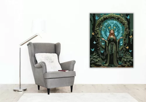 A természet oltára - számfestő készlet - Számfestő.hu - 80×100cm - Keret nélkül