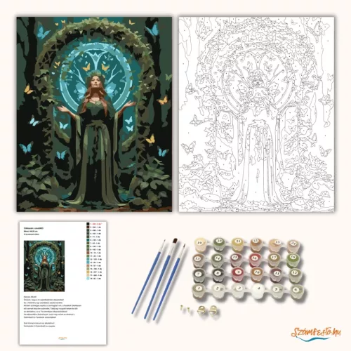 A természet oltára - számfestő készlet - Számfestő.hu - 40×50cm - Keret nélkül