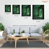 Sejtelmes varázskamra - számfestő készlet - Számfestő.hu - 80×100cm - Keretre feszítve