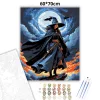 Viharos boszorkány - számfestő készlet - Számfestő.hu - 60×70cm - Keret nélkül