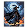 Viharos boszorkány - számfestő készlet - Számfestő.hu - 40×50cm - Keretre feszítve