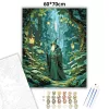Erdei varázsló - számfestő készlet - Számfestő.hu - 60×70cm - Keret nélkül