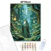 Erdei varázsló - számfestő készlet - Számfestő.hu - 40×50cm - Keretre feszítve