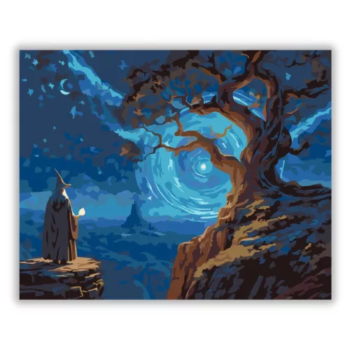 Varázskapu - számfestő készlet - Számfestő.hu - 40×50cm - Keret nélkül