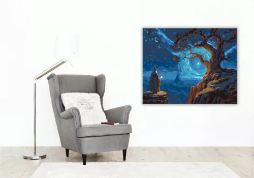 Varázskapu - számfestő készlet - Számfestő.hu - 40×50cm - Keret nélkül