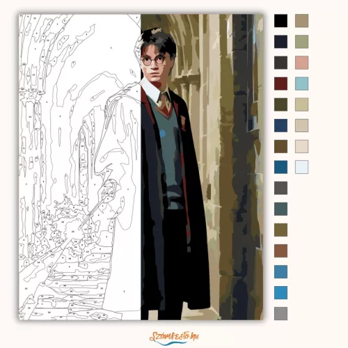 A kiválasztott - számfestő készlet - Számfestő.hu - 40×50cm - Keret nélkül