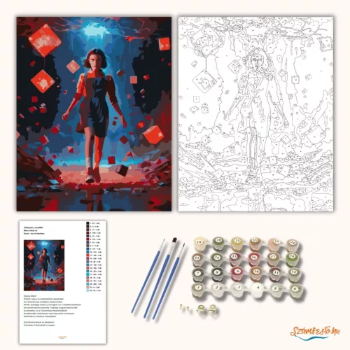 Eleven - Az erő ébredése - számfestő készlet - Számfestő.hu - 60×70cm - Keret nélkül