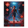 Eleven - Az erő ébredése - számfestő készlet - Számfestő.hu - 60×70cm - Keretre feszítve