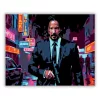 John Wick az éjszakában - számfestő készlet - Számfestő.hu - 40×50cm - Keretre feszítve