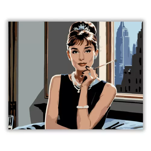 New York-i elegancia - számfestő készlet - Számfestő.hu - 50×60cm - Keret nélkül