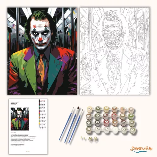 Csendes őrület - számfestő készlet - Számfestő.hu - 40×50cm - Keret nélkül