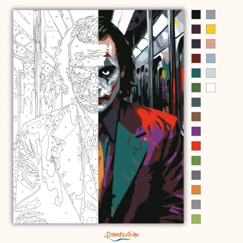 Csendes őrület - számfestő készlet - Számfestő.hu - 40×50cm - Keret nélkül