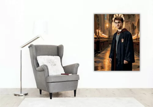 A varázsló útja - számfestő készlet - Számfestő.hu - 50×60cm - Keret nélkül