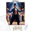 A legnagyobb showman - számfestő készlet - Számfestő.hu - 60×70cm - Keretre feszítve