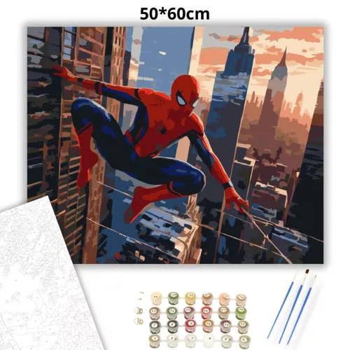 A város őrzője - számfestő készlet - Számfestő.hu - 50×60cm - Keret nélkül