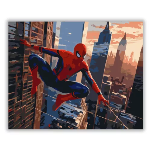 A város őrzője - számfestő készlet - Számfestő.hu - 50×60cm - Keret nélkül