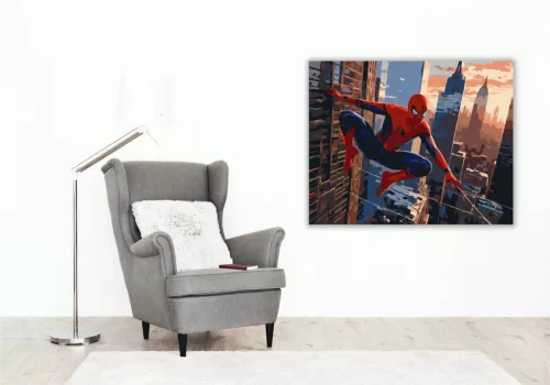 A város őrzője - számfestő készlet - Számfestő.hu - 50×60cm - Keret nélkül