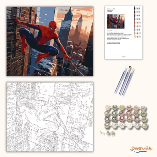 A város őrzője - számfestő készlet - Számfestő.hu - 60×70cm - Keret nélkül