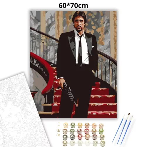 A birodalom ura - számfestő készlet - Számfestő.hu - 60×70cm - Keret nélkül