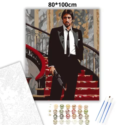 A birodalom ura - számfestő készlet - Számfestő.hu - 80×100cm - Keret nélkül