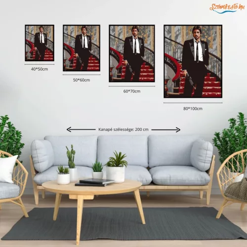 A birodalom ura - számfestő készlet - Számfestő.hu - 40×50cm - Keret nélkül