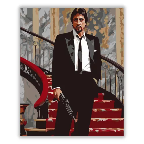 A birodalom ura - számfestő készlet - Számfestő.hu - 40×50cm - Keret nélkül