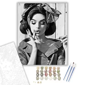 Kóstoló - számfestő készlet - Számfestő.hu - 40×50cm - keret nélkül