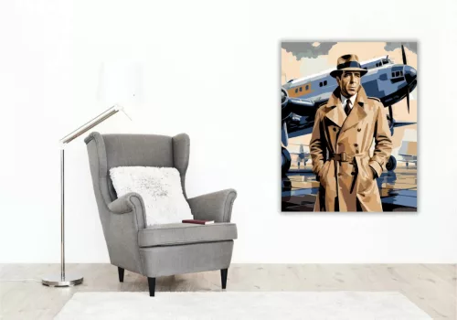 Casablanca - számfestő készlet - Számfestő.hu - 40×50cm - Keret nélkül